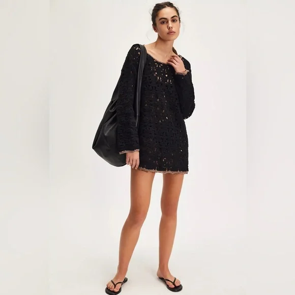 free people crochet top dress FP Spun Fools Gold Add a warm layer with one of the unbelievably comfortable and smart Free People | Tops |